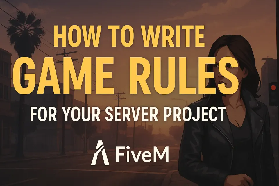 How to Write FiveM Server Rules (Template + Enforcement)