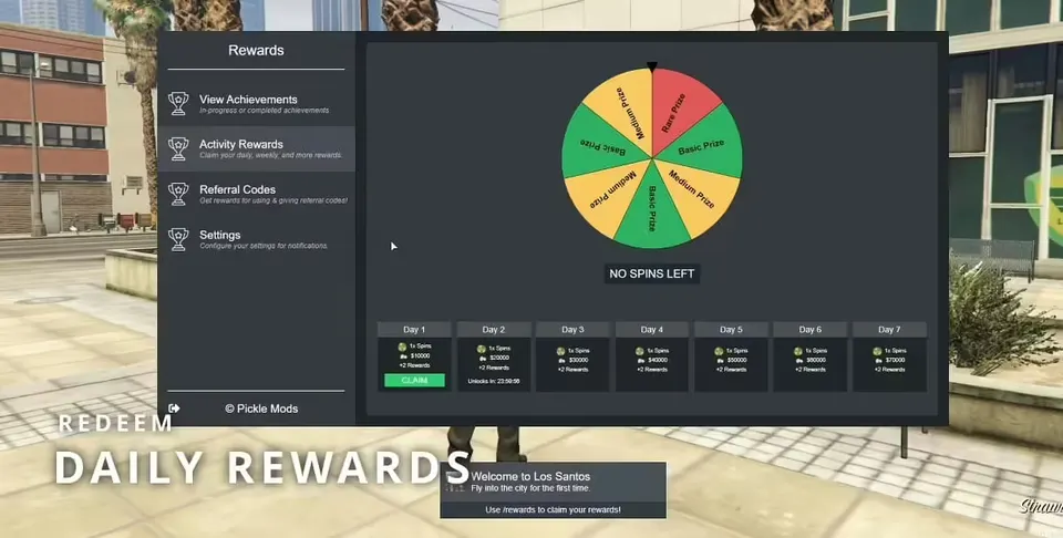 Rewards System FiveM resource preview 2