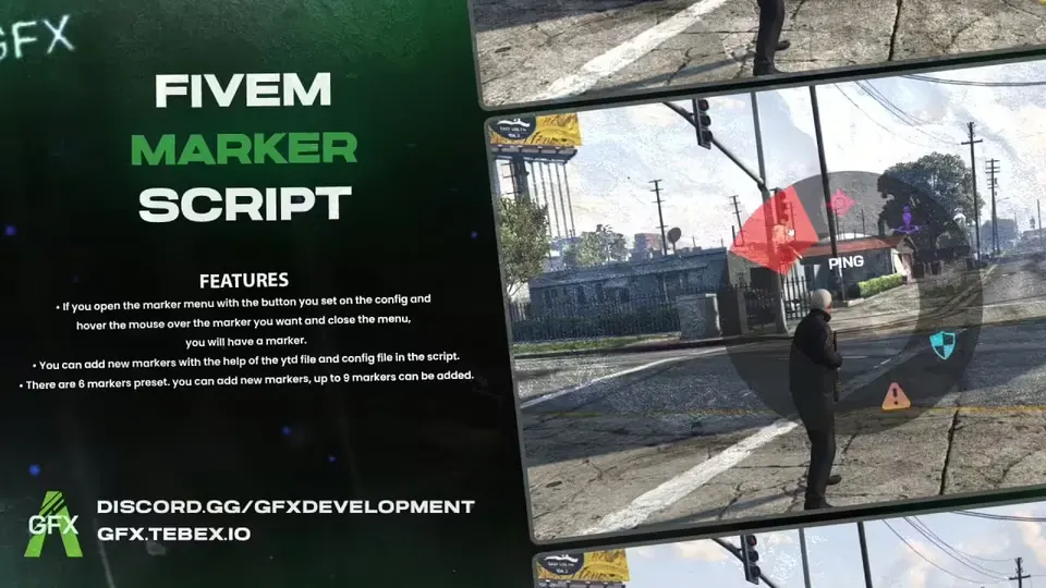 GFX Marker Script FiveM resource preview