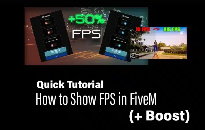 FiveM FPS Command: How to Show the FPS Counter