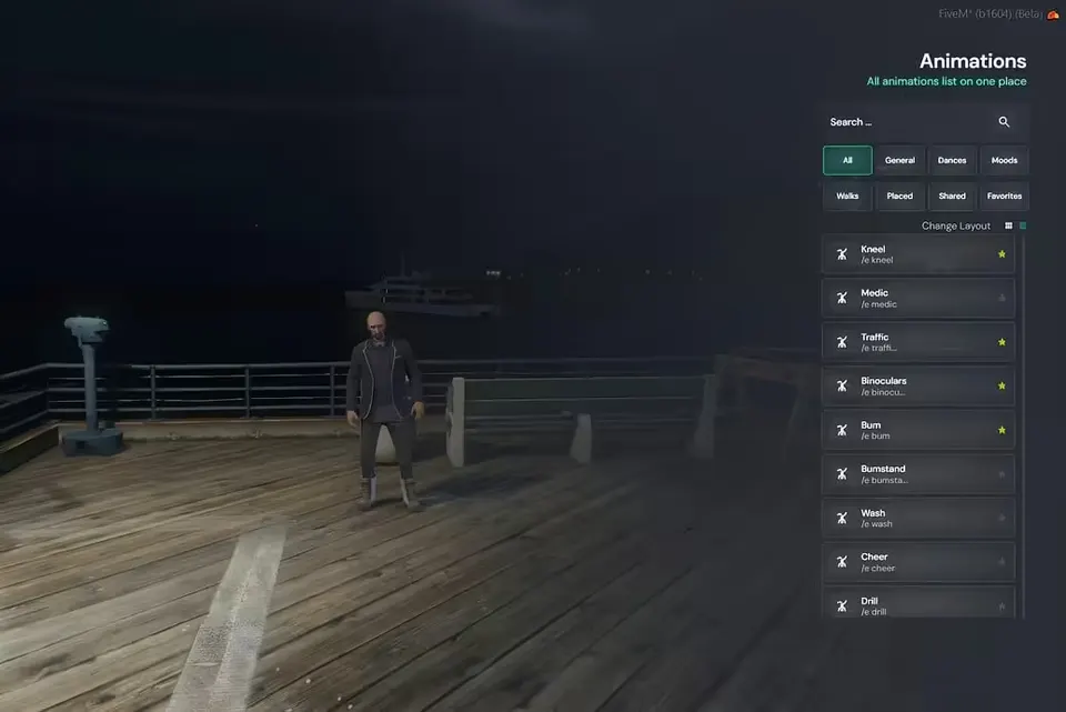 0R-Animation Menu +5000 Animation | Fivem Animation Menu Script