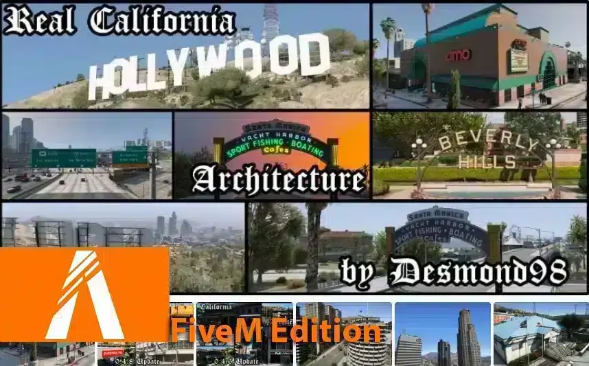 Real California Architecture: paquete GTA V original y límites FiveM