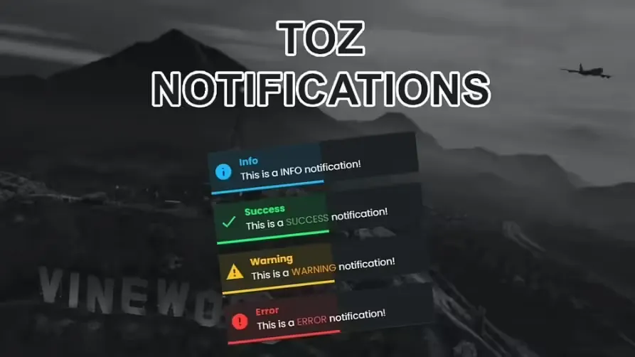 ToZ Notifications for FiveM