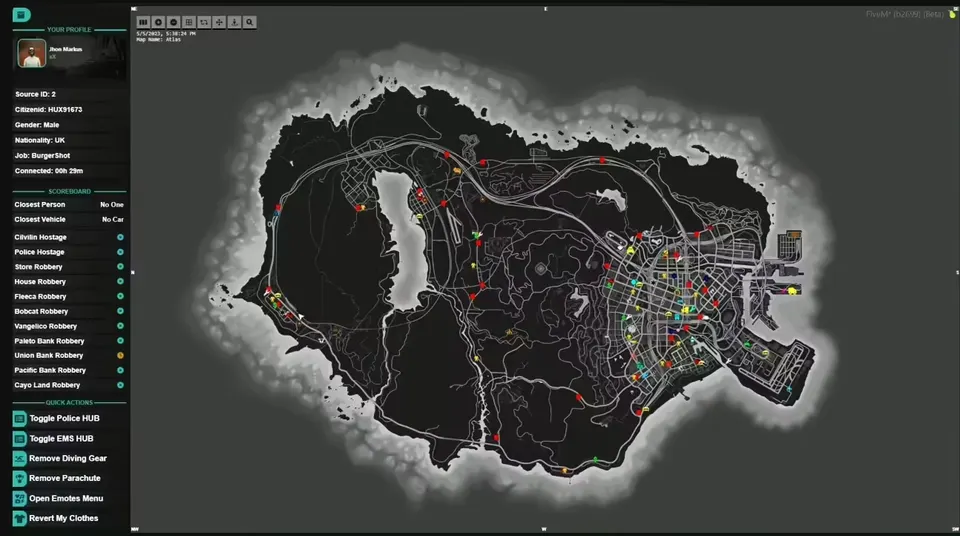 Victim RP FiveM Server Pack