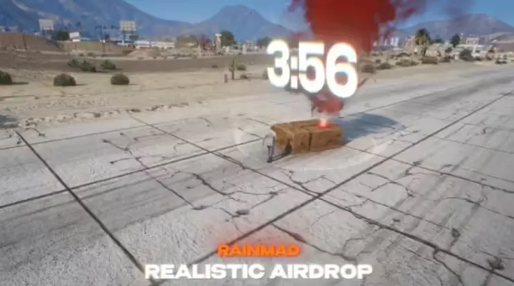 Realistic Airdrop FiveM script preview