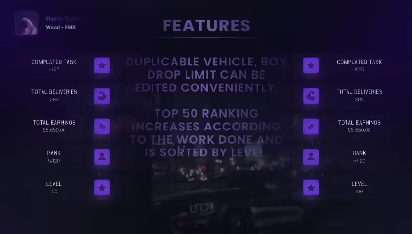 UZ Cargo Job Shipping FiveM resource preview 2
