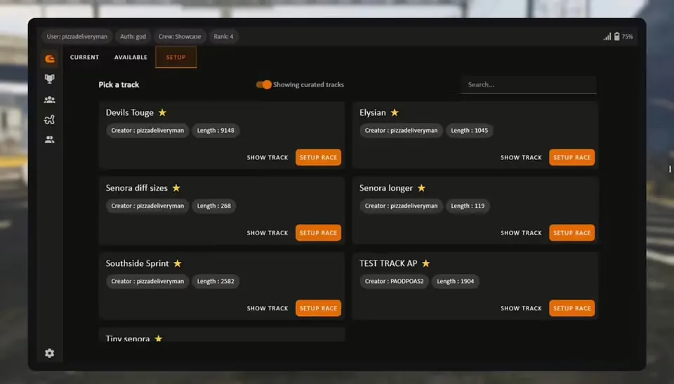 CW Racing App para FiveM: instalación y actualización