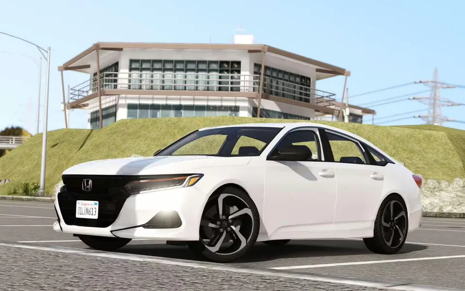 2021 Honda Accord 2.0T Sport: GTA V Add-On and Replace Notes