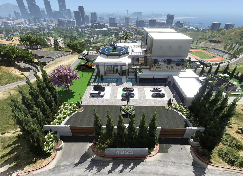 2021 Modern Mansion: elige el paquete SP o FiveM