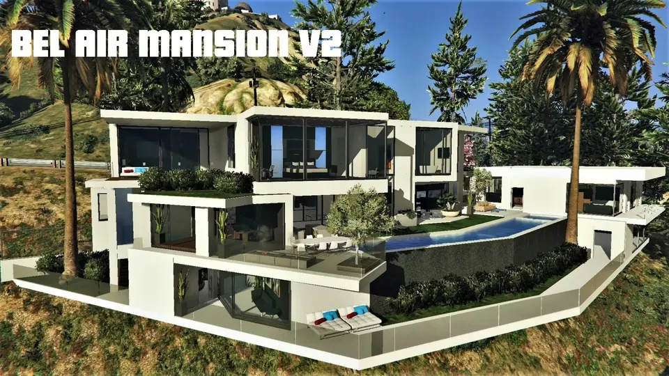Bel Air Mansion V2: escena Map Editor inacabada
