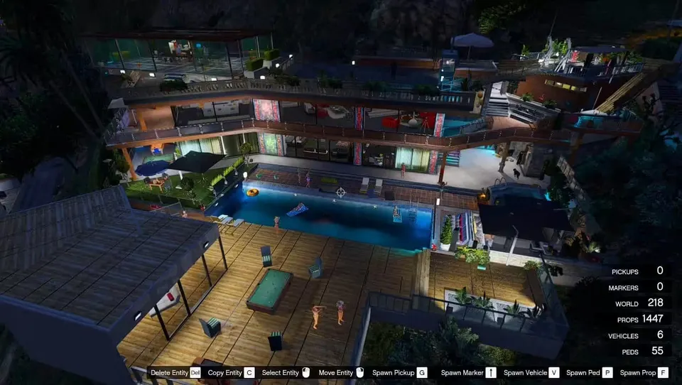 Franklin’s Mansion House: instalación con Map Editor en solitario