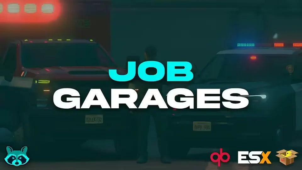 Garagens de empregos FiveM - Scripts de emprego FiveM gratuitos