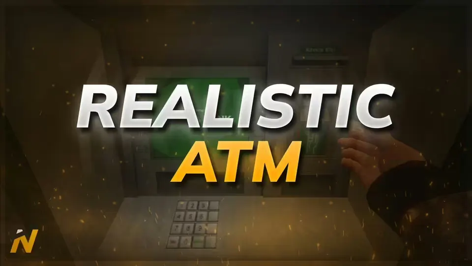 Realistic ATM FiveM resource preview