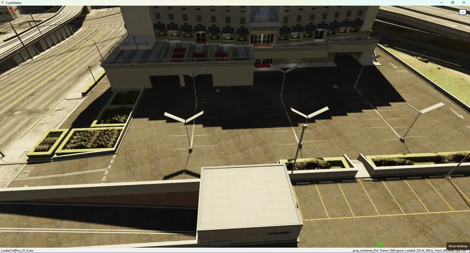 Banner Parking Lot MLO for FiveM