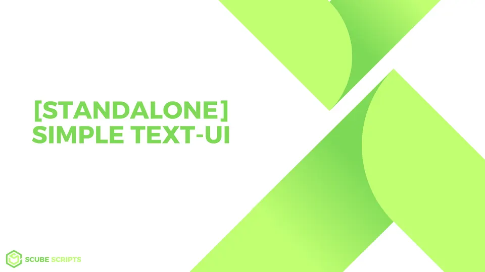 sc_textUI for FiveM: Exports, Installation and Prompt Cleanup