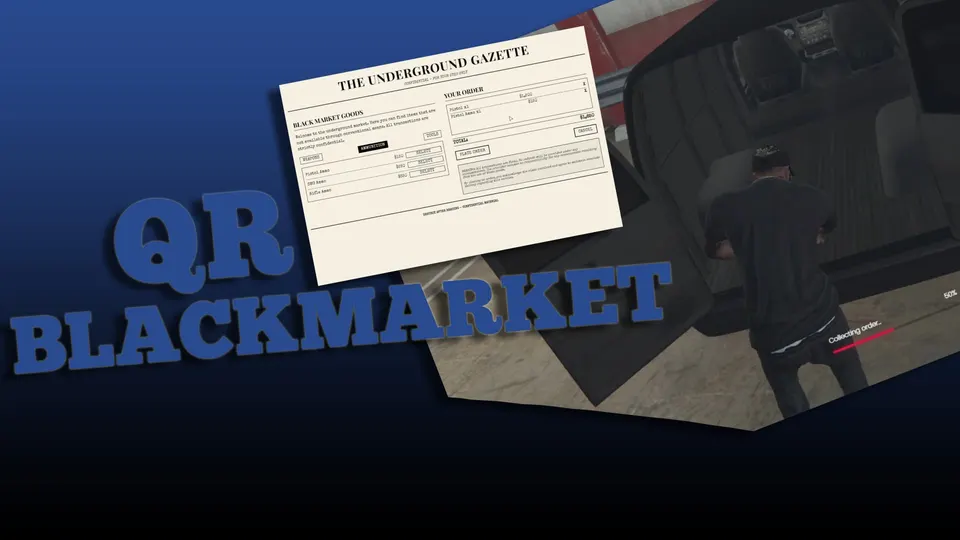 QR Blackmarket for FiveM: Setup Notes