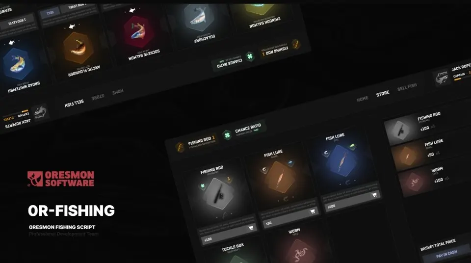 0R Fishing FiveM resource preview