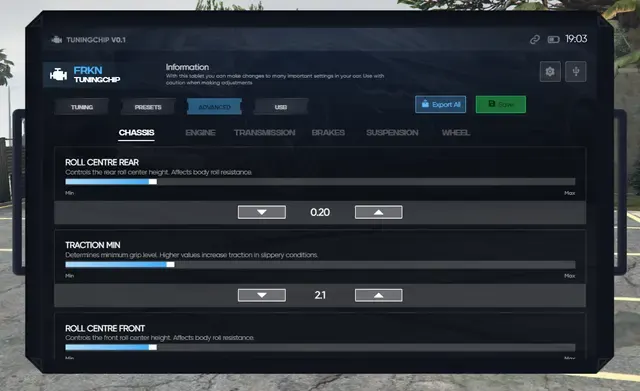 Tuning System FiveM resource preview 5