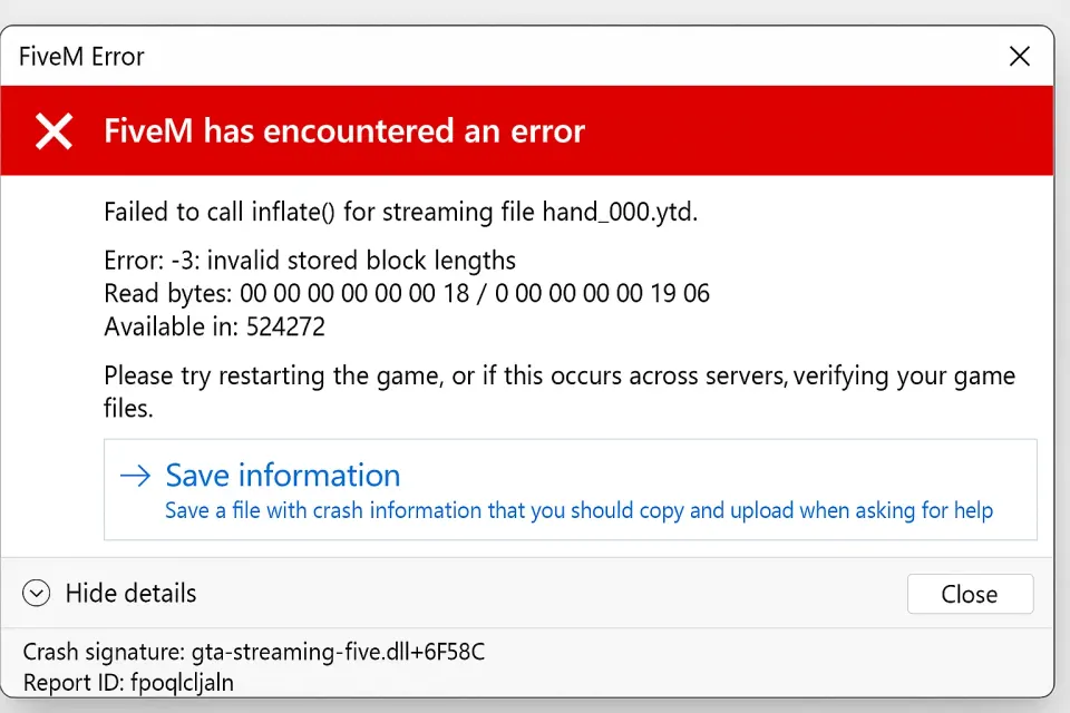 FiveM Crash Help: Find the Cause Before Reinstalling