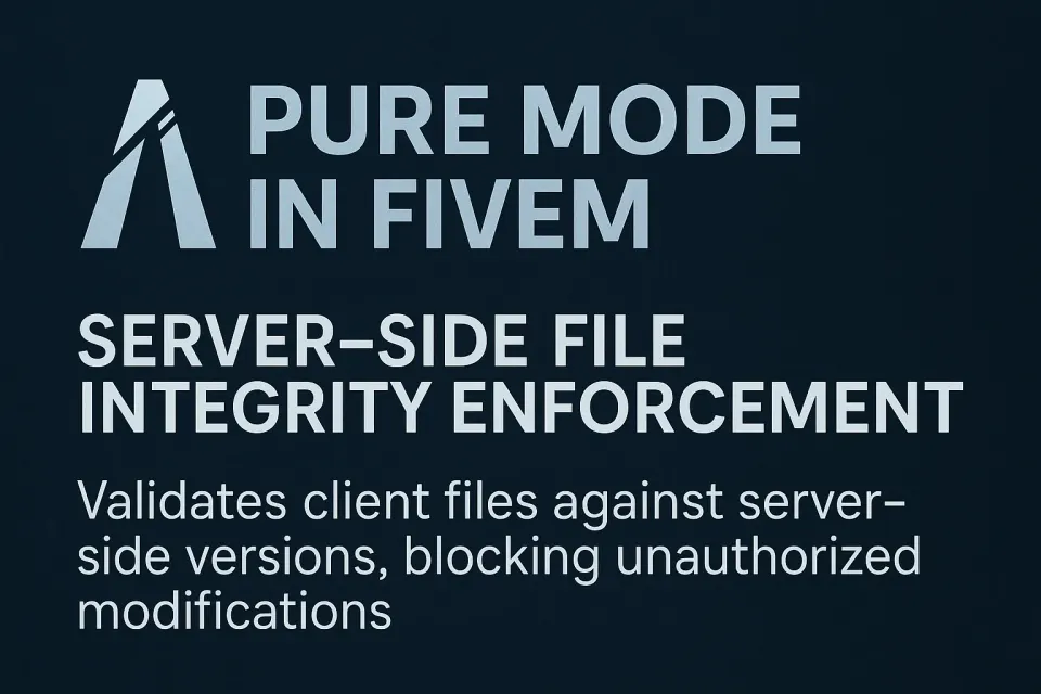 FiveM Pure Mode: How sv_pureLevel 1 and 2 Work