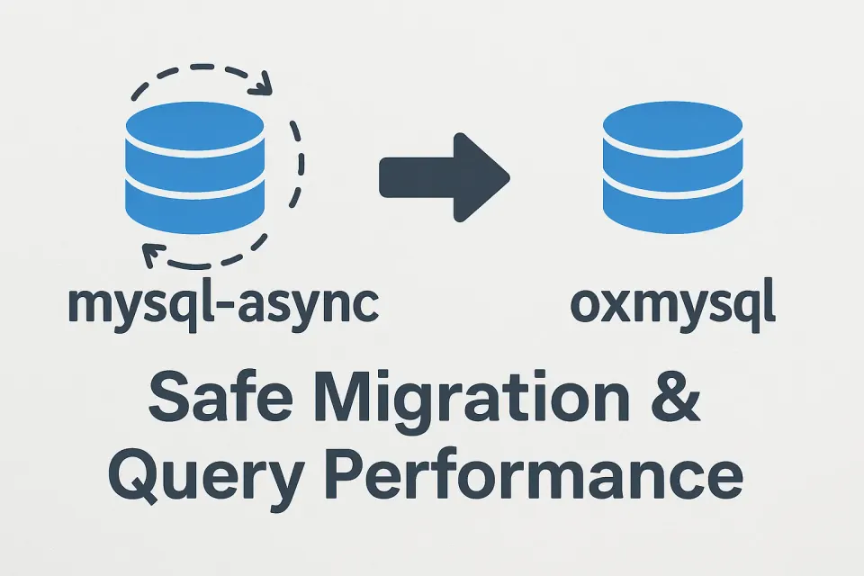 Migrate mysql-async Resources to oxmysql Safely
