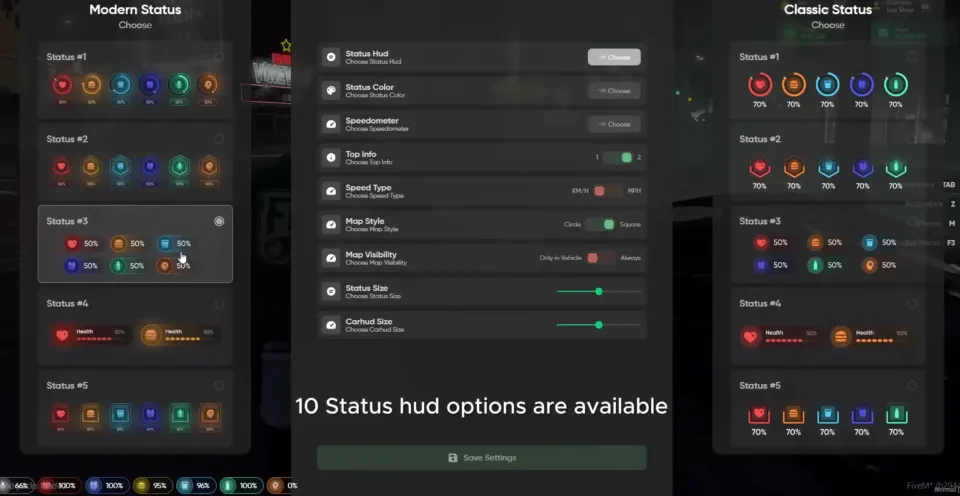 izzy HUD v5 FiveM resource preview 2