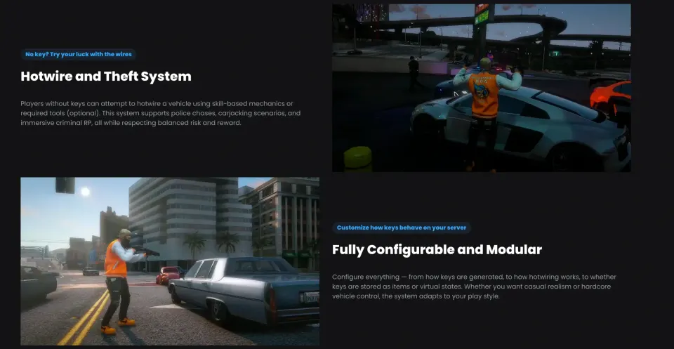 Quasar Vehiclekeys 2.0 FiveM Ressourcen Vorschau 3