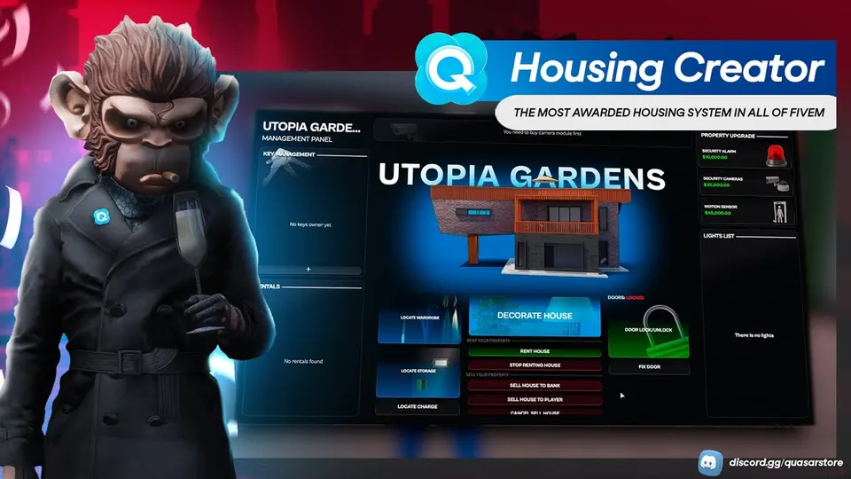 Quasar Housing FiveM resource preview