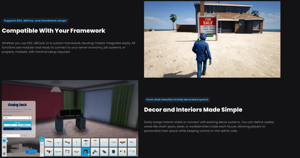 Quasar Housing FiveM resource preview 4