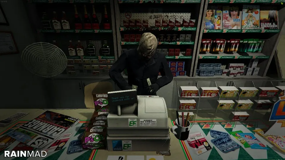 Aperçu de la ressource Rainmad Shop Robbery FiveM
