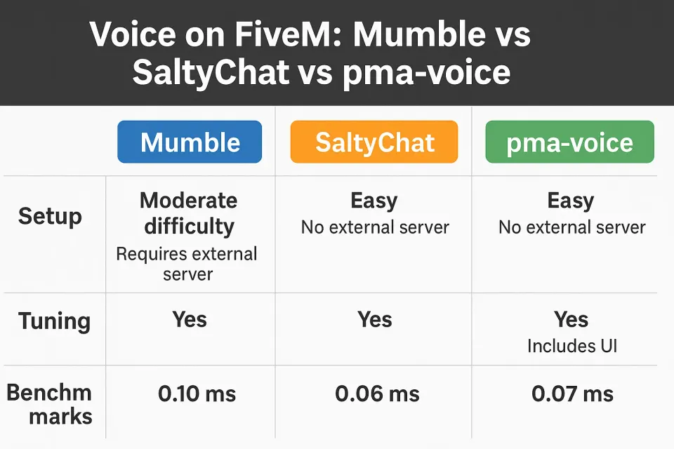 Set Up and Troubleshoot FiveM Voice: pma-voice and SaltyChat