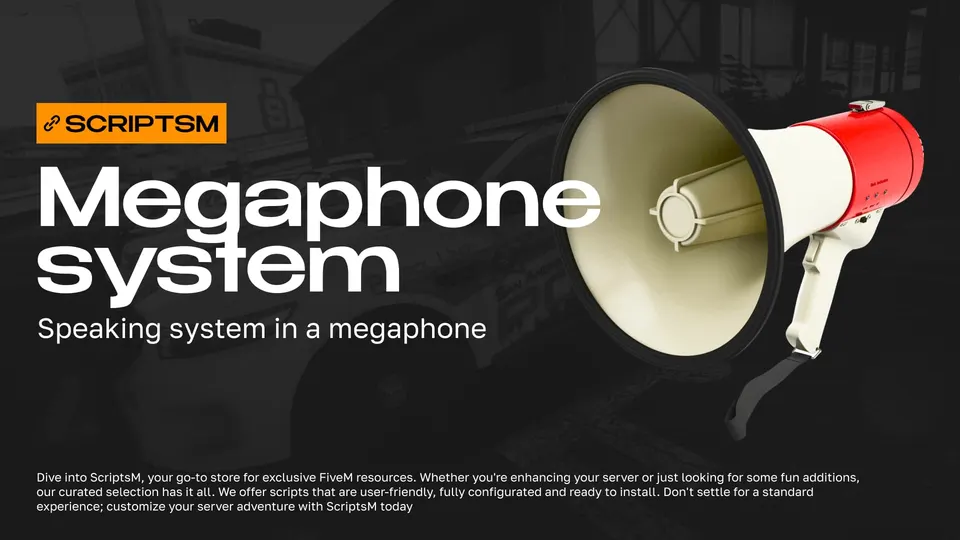 Megaphone Mod (Vehicle & Handheld) FiveM resource preview