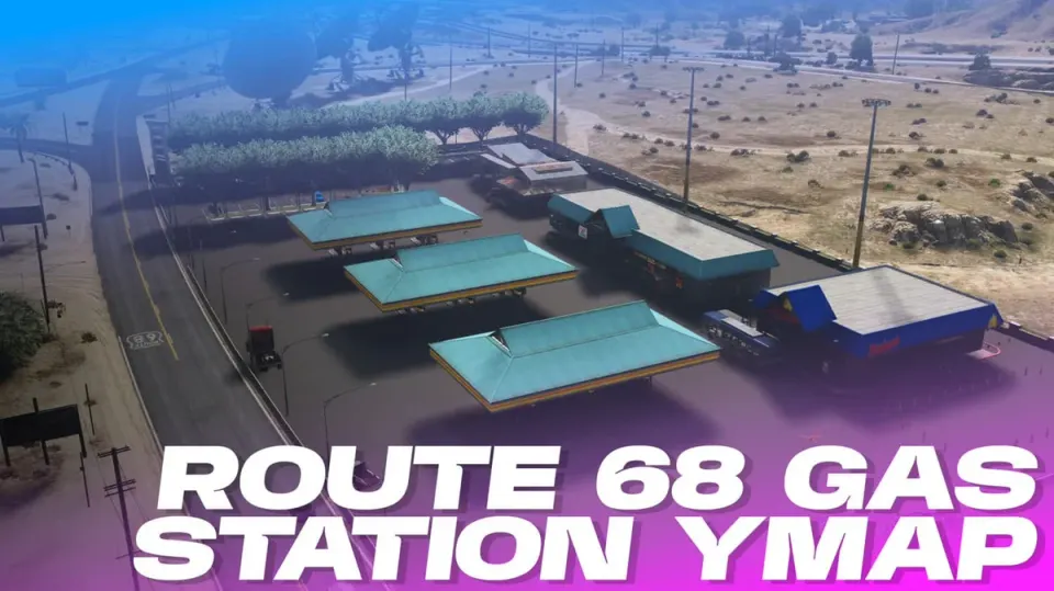 Station-service Route 68 YMAP pour FiveM