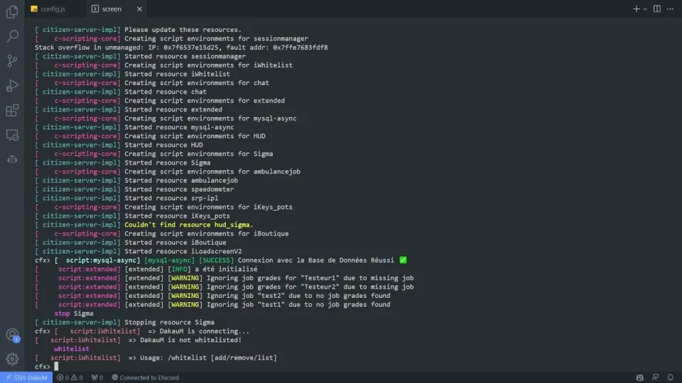 Vista previa del recurso del sistema de lista blanca de ADN FiveM 3