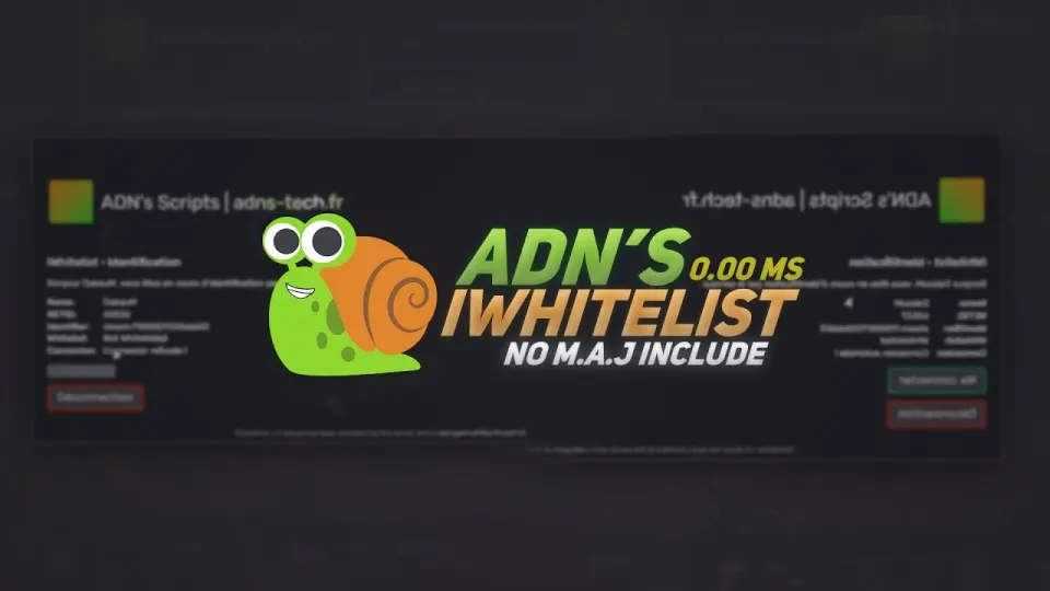 ADN’s Whitelist System FiveM resource preview