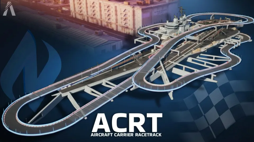 Prévia do recurso Pista de Corrida de Porta-Aviões FiveM