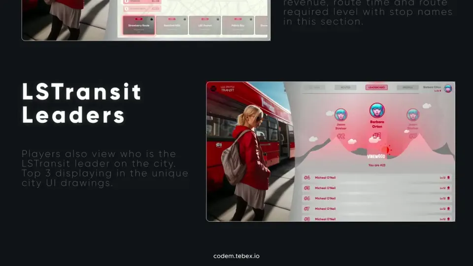 CodeM LSTransit FiveM resource preview 2