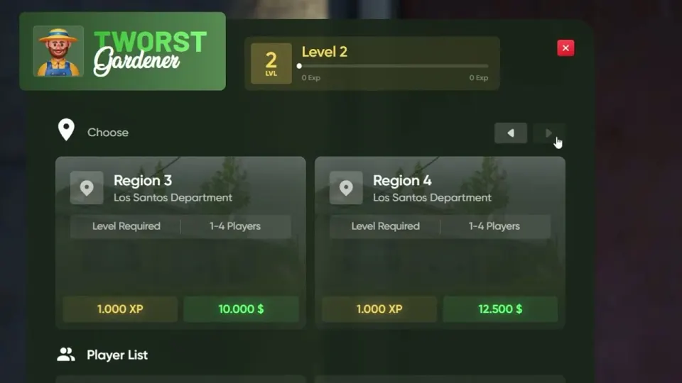 Multiplayer Gärtner Job FiveM Ressourcen Vorschau 3