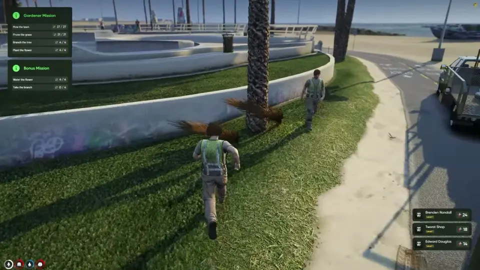 Multiplayer Gärtner Job FiveM Ressourcen Vorschau 11
