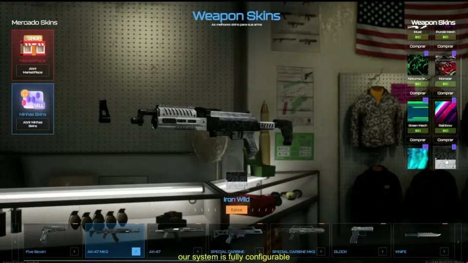 Energy Skins Weapons V2 - ESX - QBCORE FiveM vista previa del recurso 2