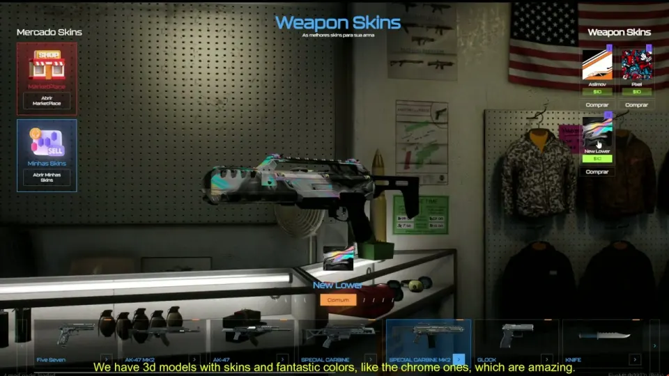 Energy Skins Weapons V2 - ESX - QBCORE FiveM vista previa del recurso 3