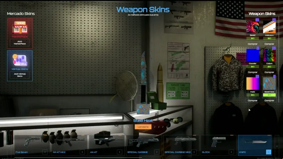 Energy Skins Weapons V2 - ESX - QBCORE FiveM vista previa del recurso 4