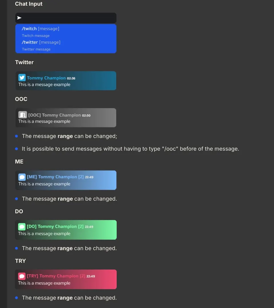 okok Chat V2 FiveM resource preview 3