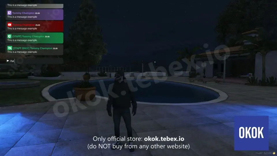 okok Chat V2 FiveM resource preview 5
