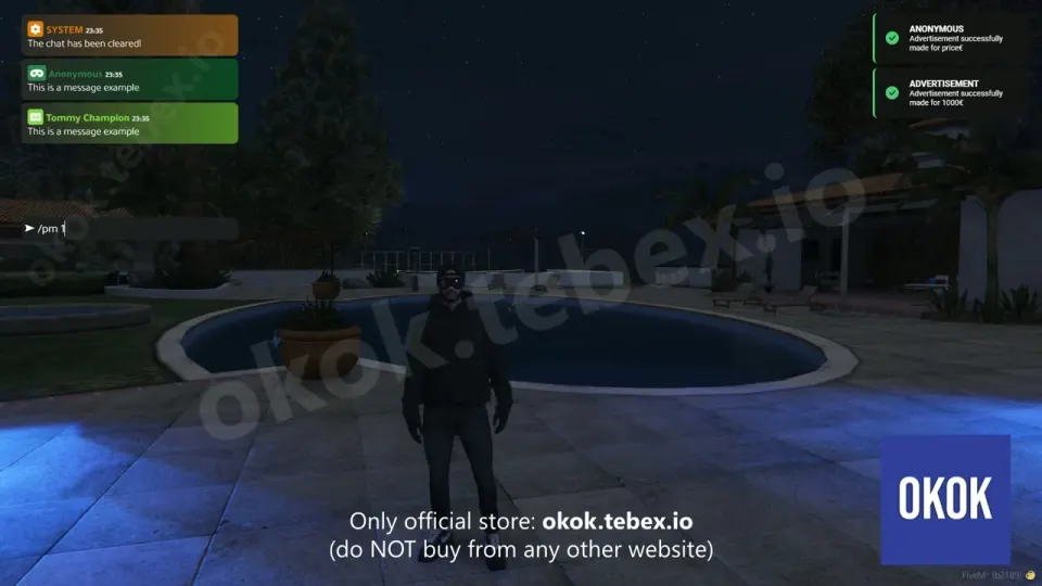 okok Chat V2 FiveM resource preview 7