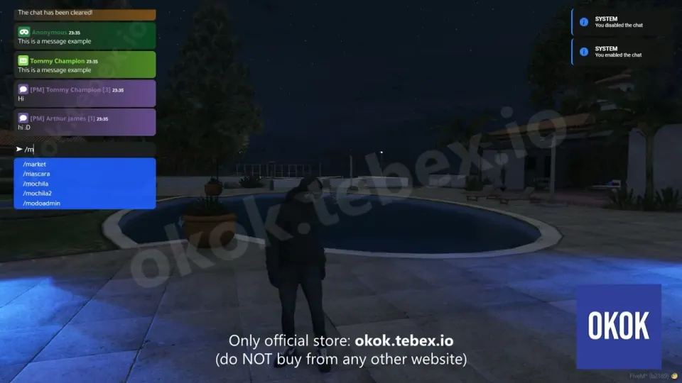 okok Chat V2 FiveM resource preview 8
