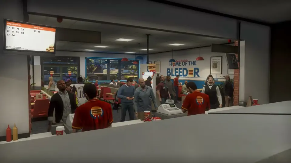 Burger Shot MLO FiveM Ressourcen Vorschau 4