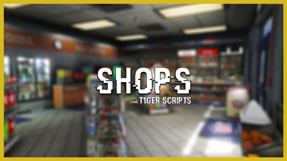 T1ger Shops FiveM Ressourcen-Vorschau