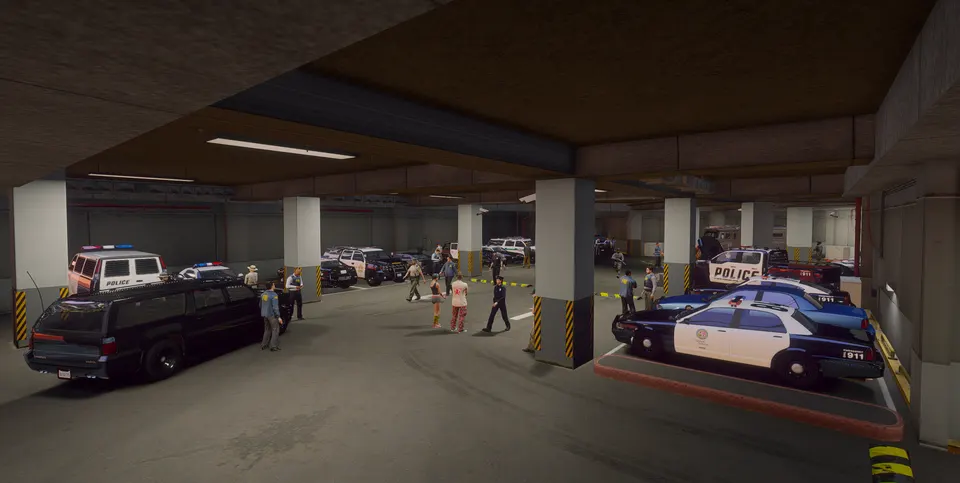 Vinewood Police HQ - Modular FiveM Ressourcen Vorschau 6