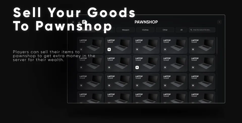 CodeM xPawnshop — Advanced Pawn Shop Script FiveM resource preview 5